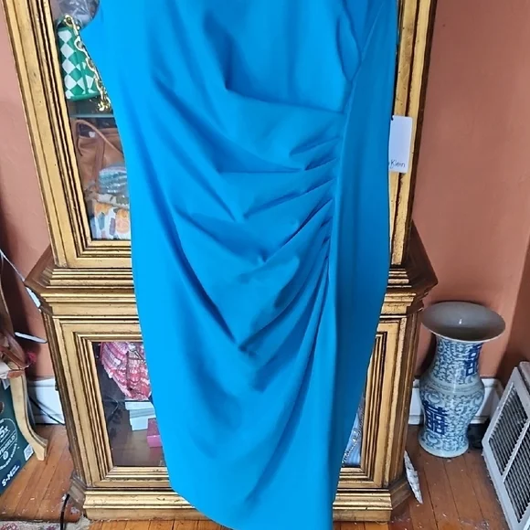 NWT Calvin Klein Square Neck Dress - Picture 3 of 10